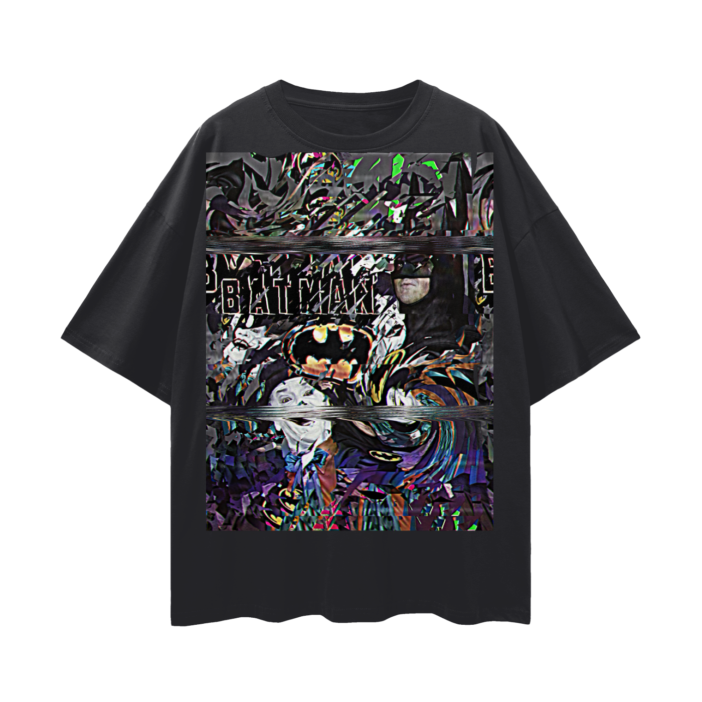 JOKER/BATMAN- Deep Drop Shoulder Tee - 190 GSM
