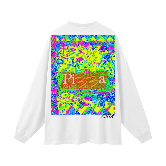 McPizza- Oversized Unisex Long Sleeve T-Shirt