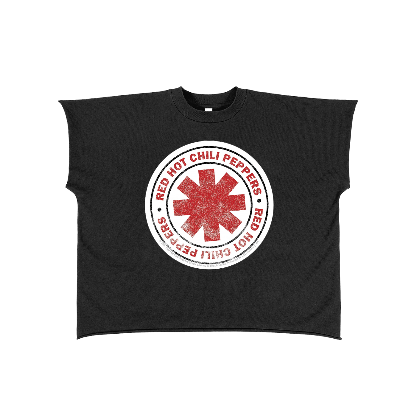 Raw Edge Boxy Non-Shrink T-Shirt