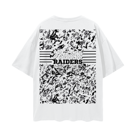 Raiders- Deep Drop Shoulder Tee - 190 GSM