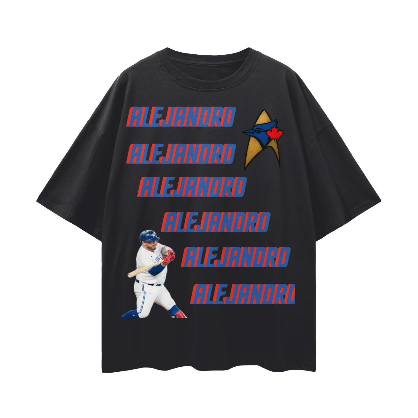 Captain Kirk- Loose Drop Shoulder T-Shirt