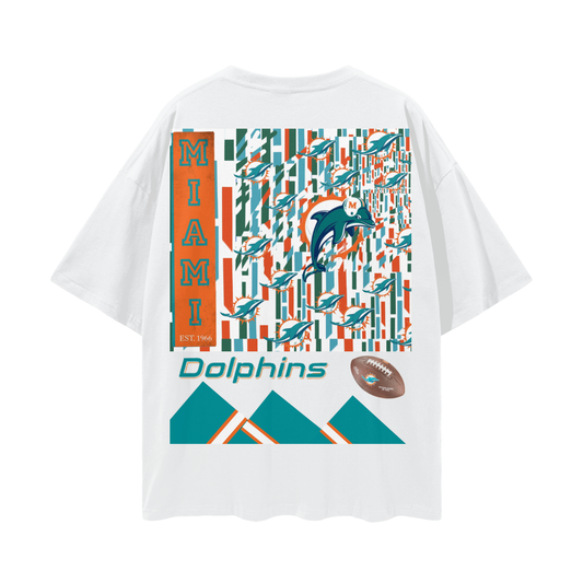 DO YOU KNOW ZE DOLPHIN?! - Deep Drop Shoulder Tee - 190 GSM