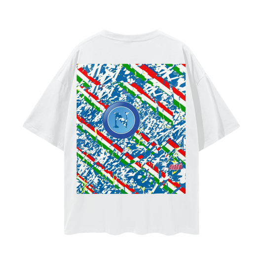 Forza Napoli!- Deep Drop Shoulder Tee - 190 GSM
