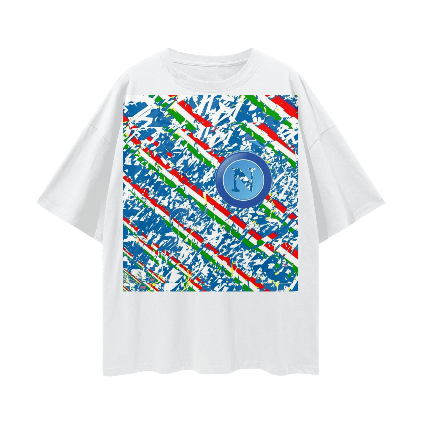 Forza Napoli!- Deep Drop Shoulder Tee - 190 GSM
