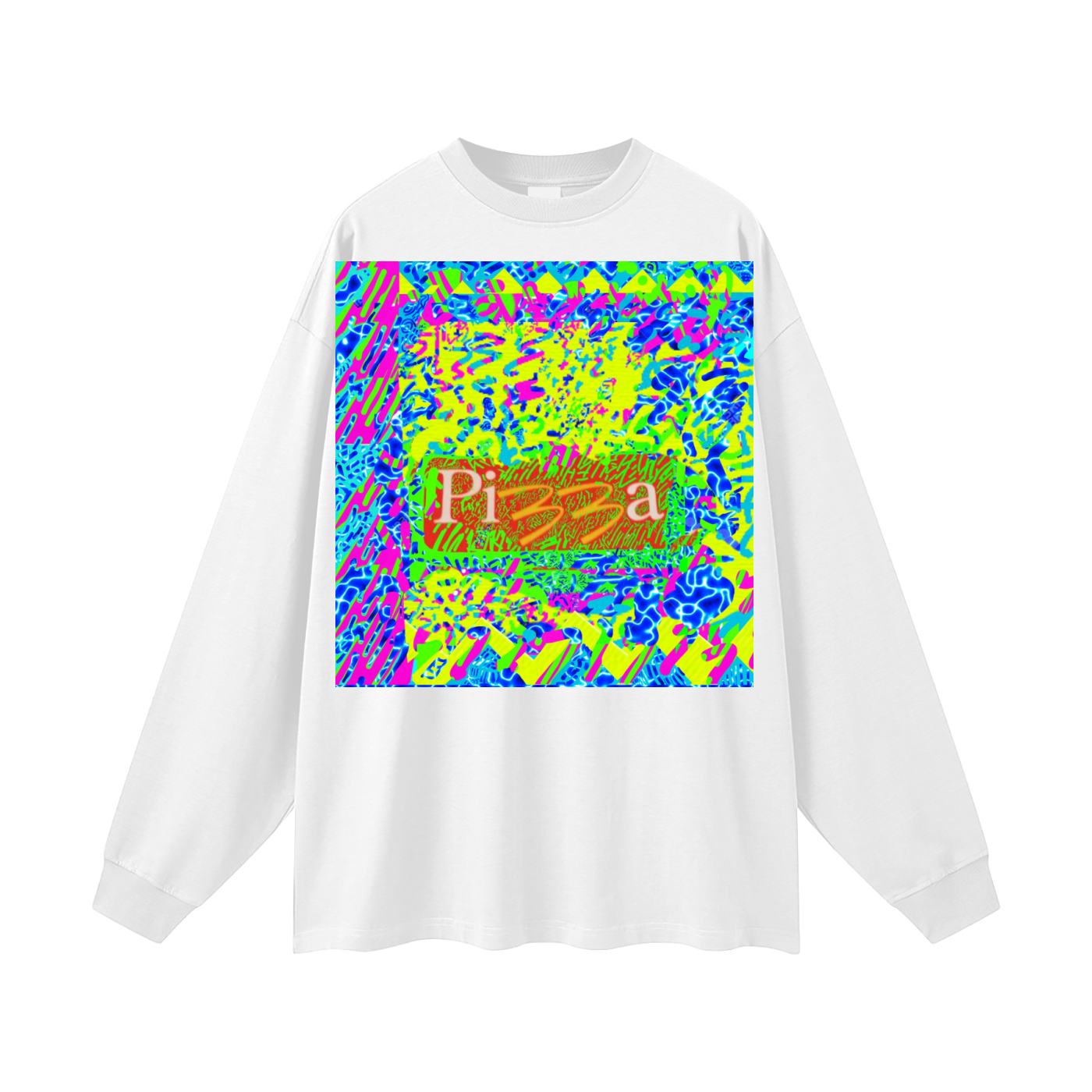 McPizza- Oversized Unisex Long Sleeve T-Shirt