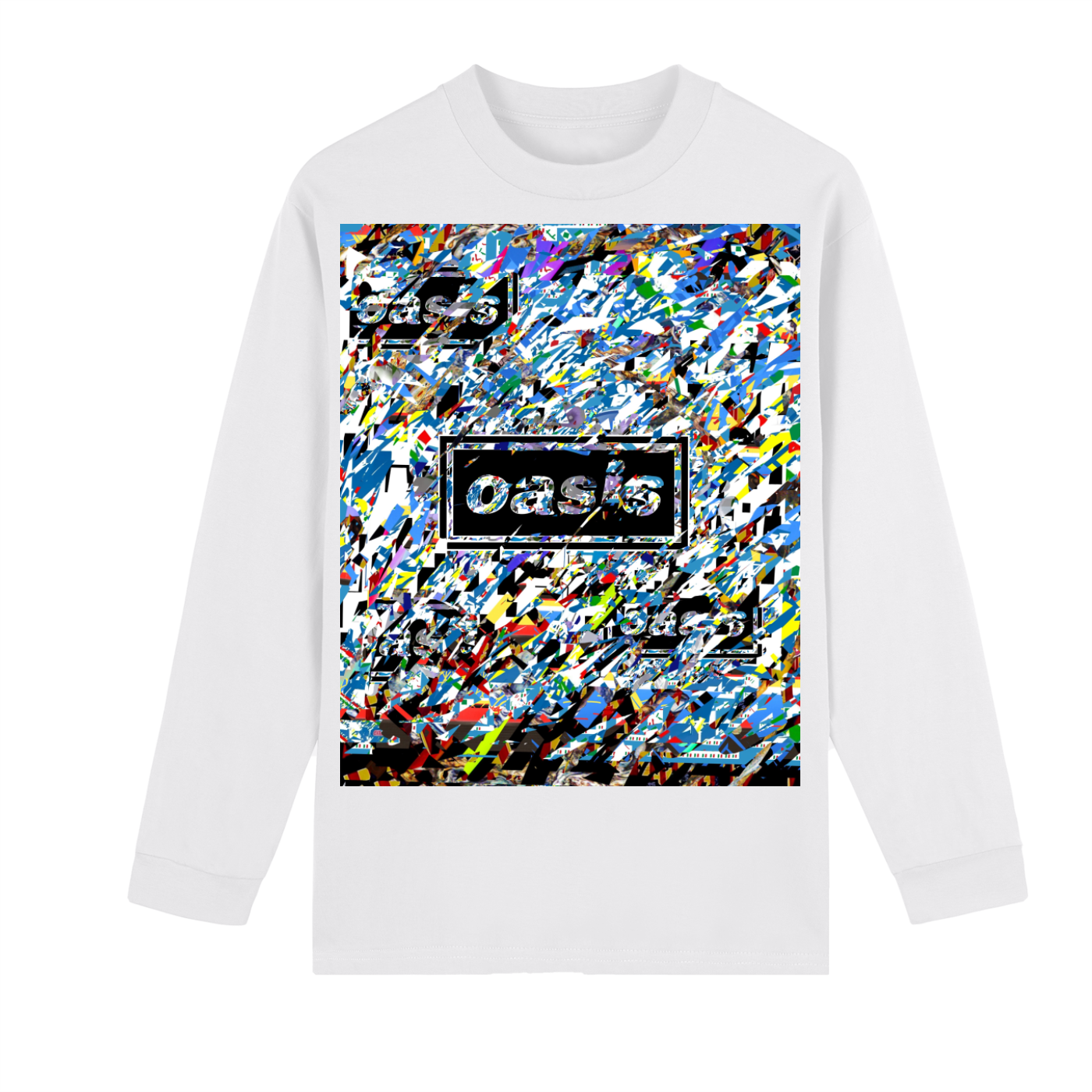 Crew Neck Drop Shoulder Long Sleeve Shirt