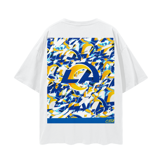 WHOSE HOUSE?! - Deep Drop Shoulder Tee - 190 GSM