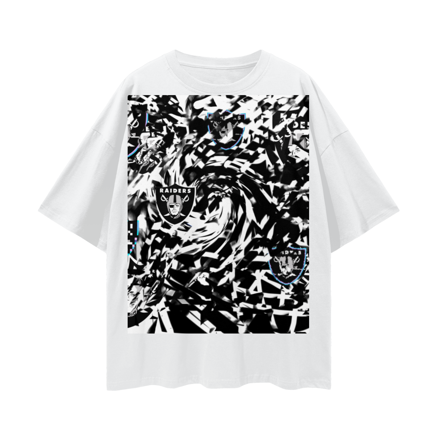 Raiders- Deep Drop Shoulder Tee - 190 GSM