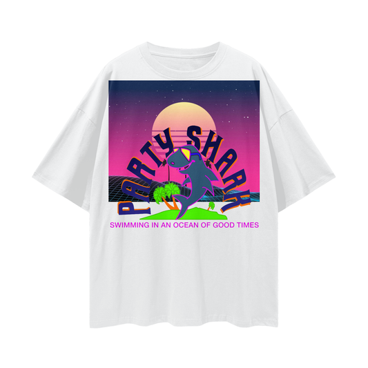 Oversize Deep Drop Shoulder Tee - 190 GSM