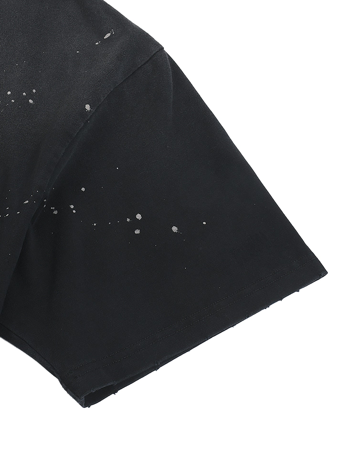 Canada Centennial- Hand-Frayed Sunfade Paint Splatter T-Shirt