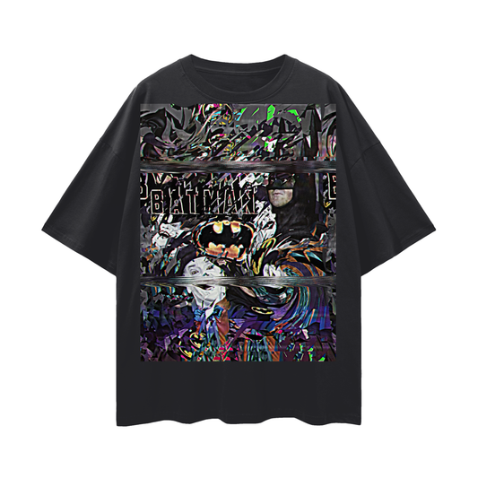 JOKER/BATMAN- Deep Drop Shoulder Tee - 190 GSM