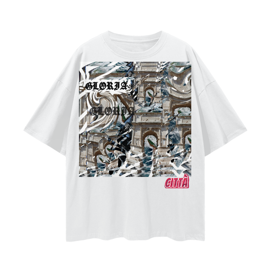 Sic Transit Gloria Mundi- Deep Drop Shoulder Tee - 190 GSM