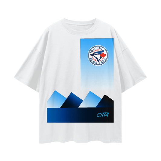 LETS PLAY BALL- Deep Drop Shoulder Tee - 190 GSM