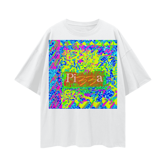 MCPIZZA- Deep Drop Shoulder Tee - 190 GSM