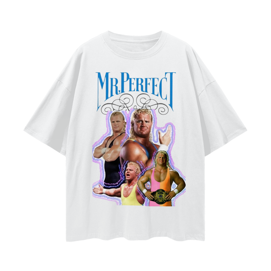 Mr. Perfect- Deep Drop Shoulder Tee - 190 GSM