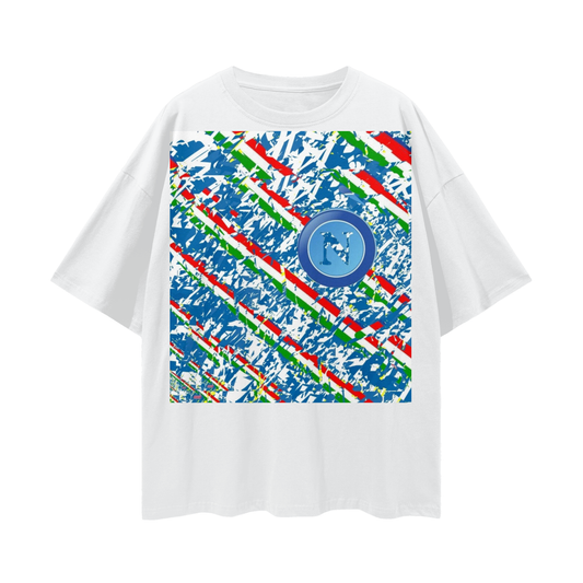 Forza Napoli!- Deep Drop Shoulder Tee - 190 GSM
