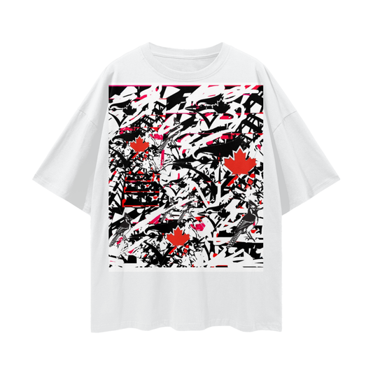 ANGRY JAYS- Deep Drop Shoulder Tee - 190 GSM