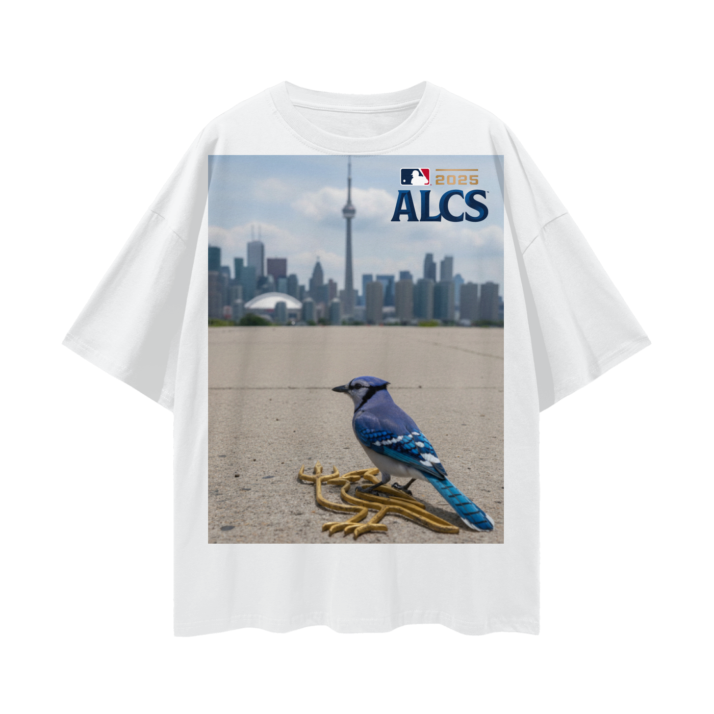 BJ-Bend them to Your Will-Loose Drop Shoulder T-Shirt