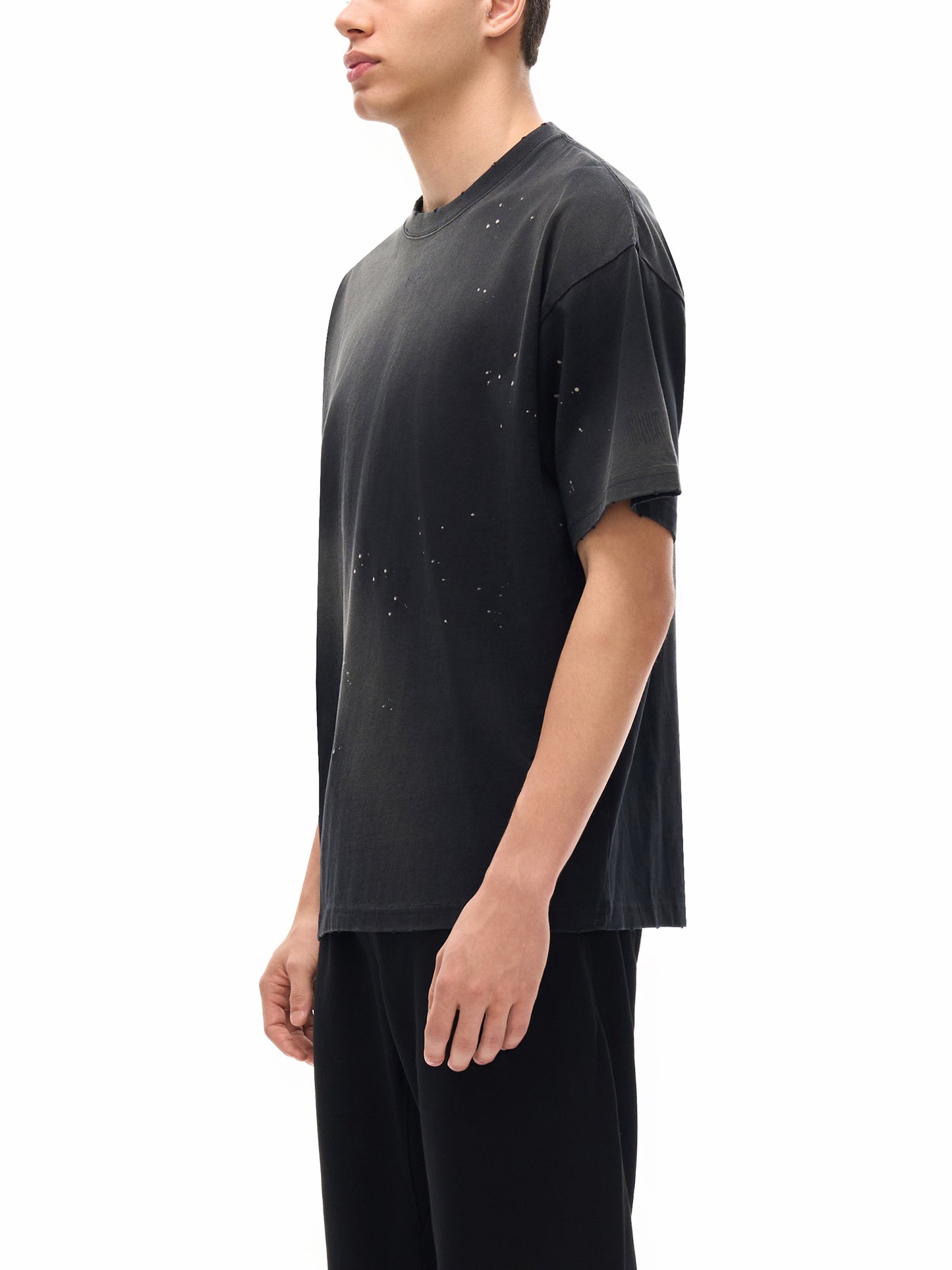 Canada Centennial- Hand-Frayed Sunfade Paint Splatter T-Shirt